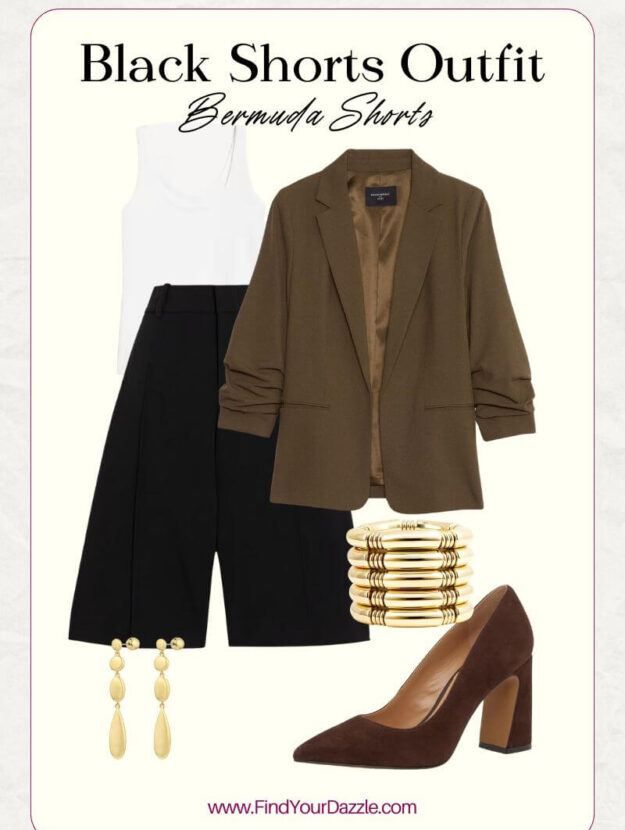 How to Style Black Shorts